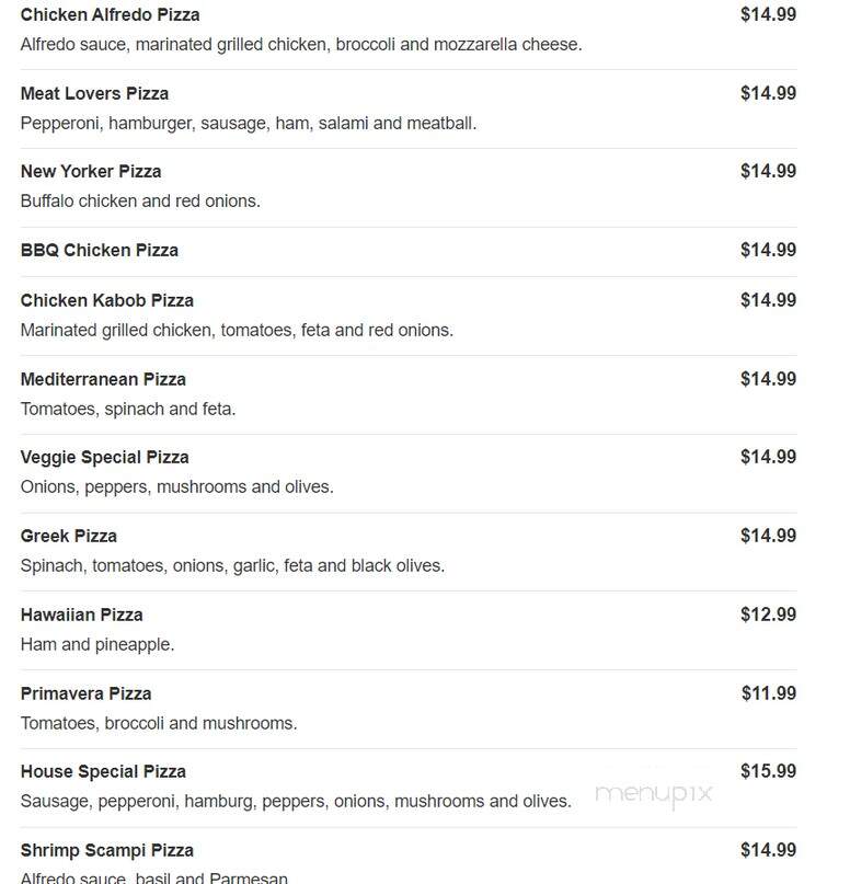 Peabody House Of Pizza - Peabody, MA menu_pic