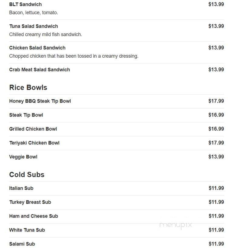 Peabody House Of Pizza - Peabody, MA menu_pic