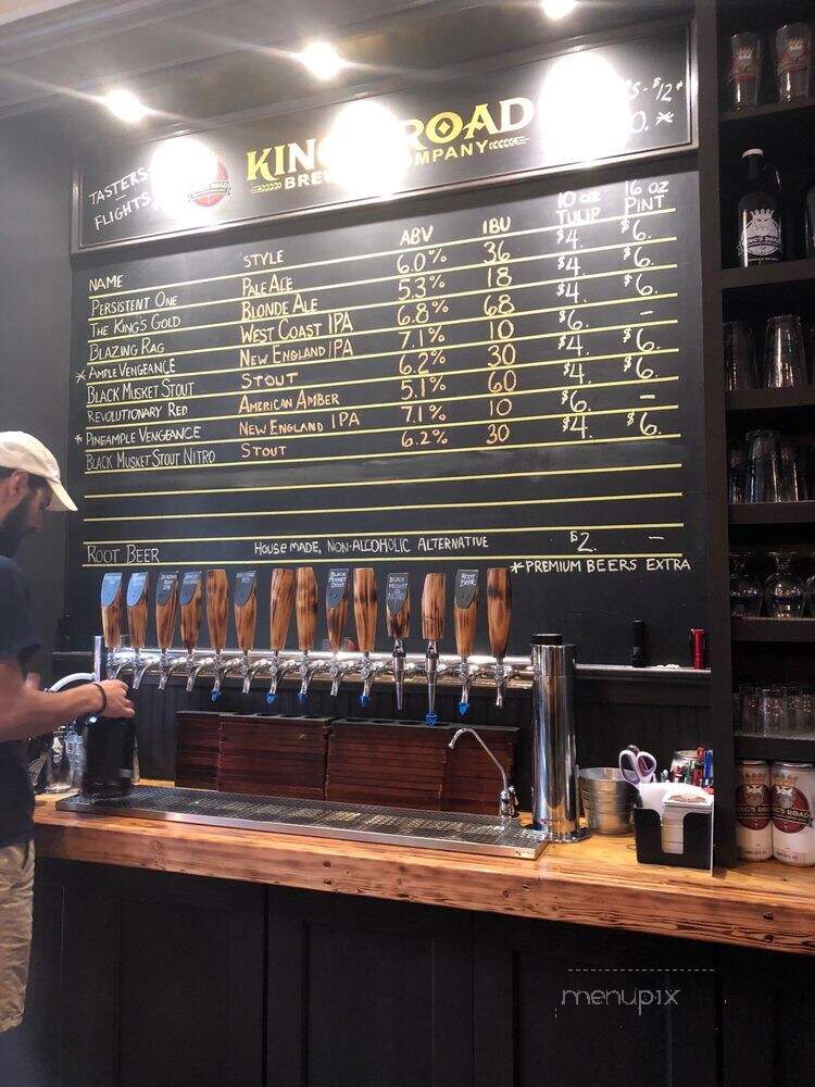 King's Road Brewing Company - Haddonfield, NJ menu_pic