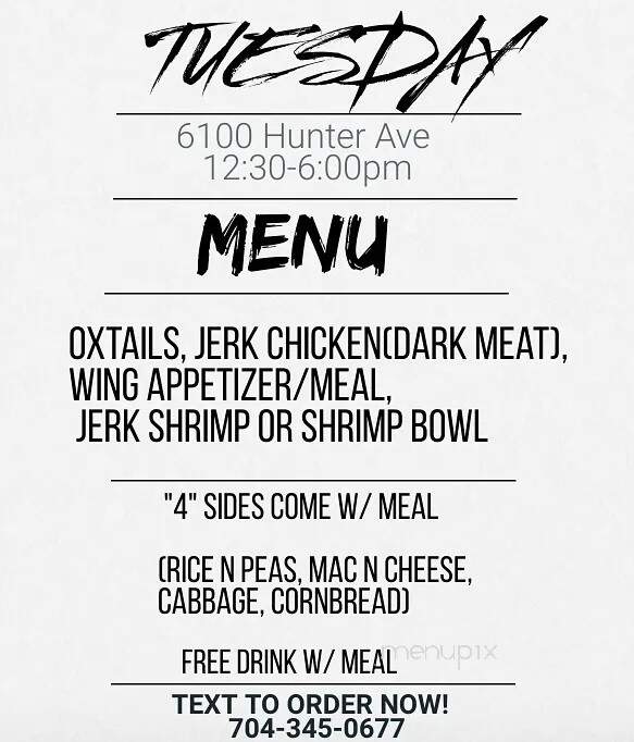 Island Boy Kreationz - Charlotte, NC menu_pic
