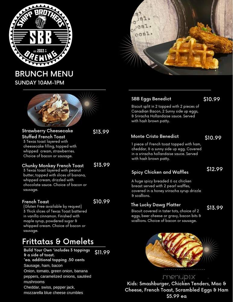 Stein Brewing Company - Newark, OH menu_pic