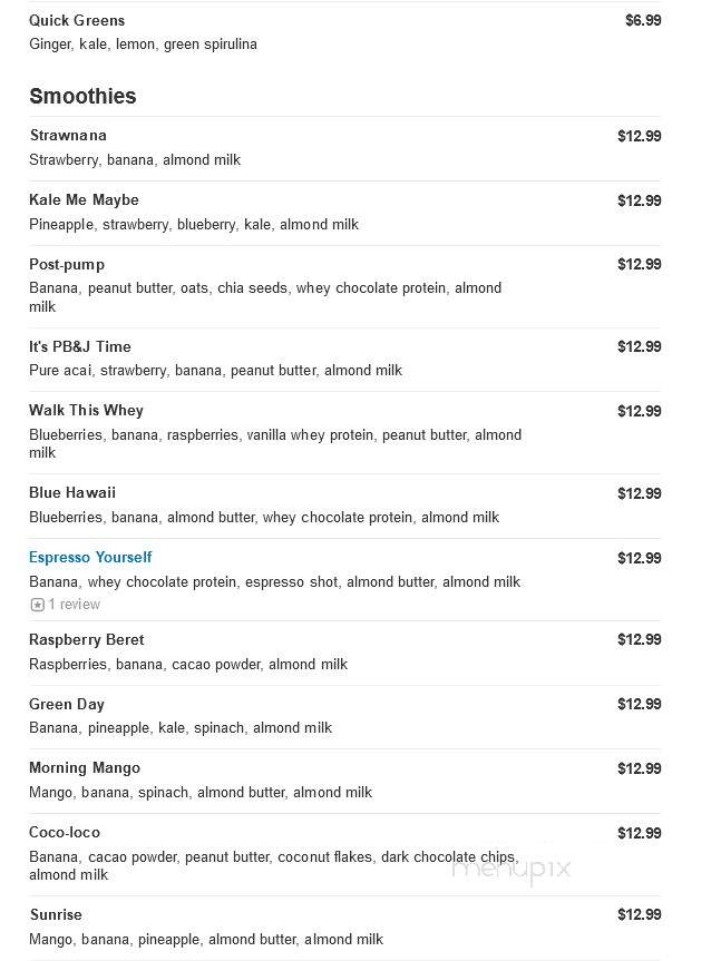 Goodness Bowls - Villanova, PA menu_pic