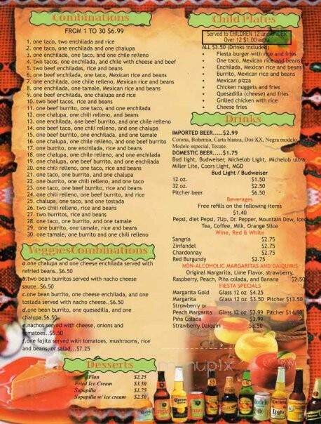 Mi Pueblito Bar & Grill - Versailles, KY menu_pic