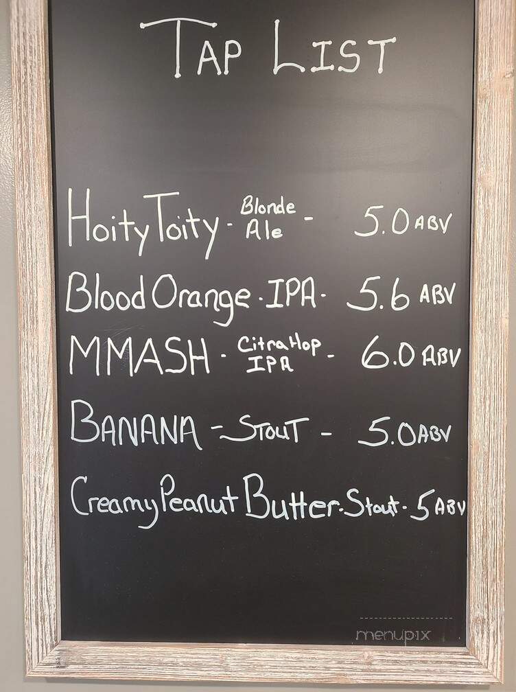 Alchemy Brewing - Cashton, WI menu_pic