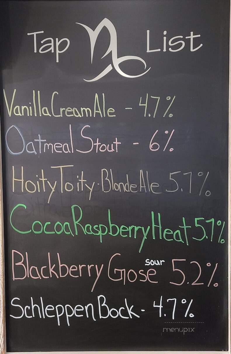 Alchemy Brewing - Cashton, WI menu_pic