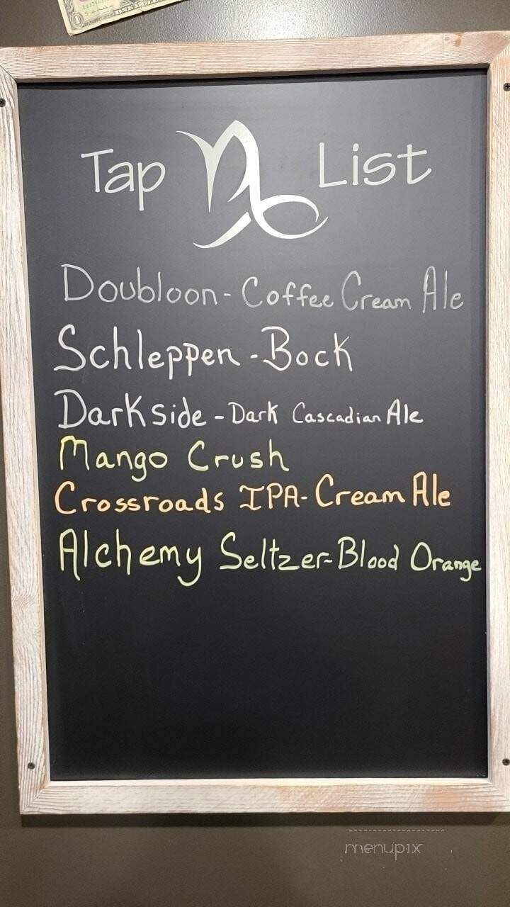 Alchemy Brewing - Cashton, WI menu_pic
