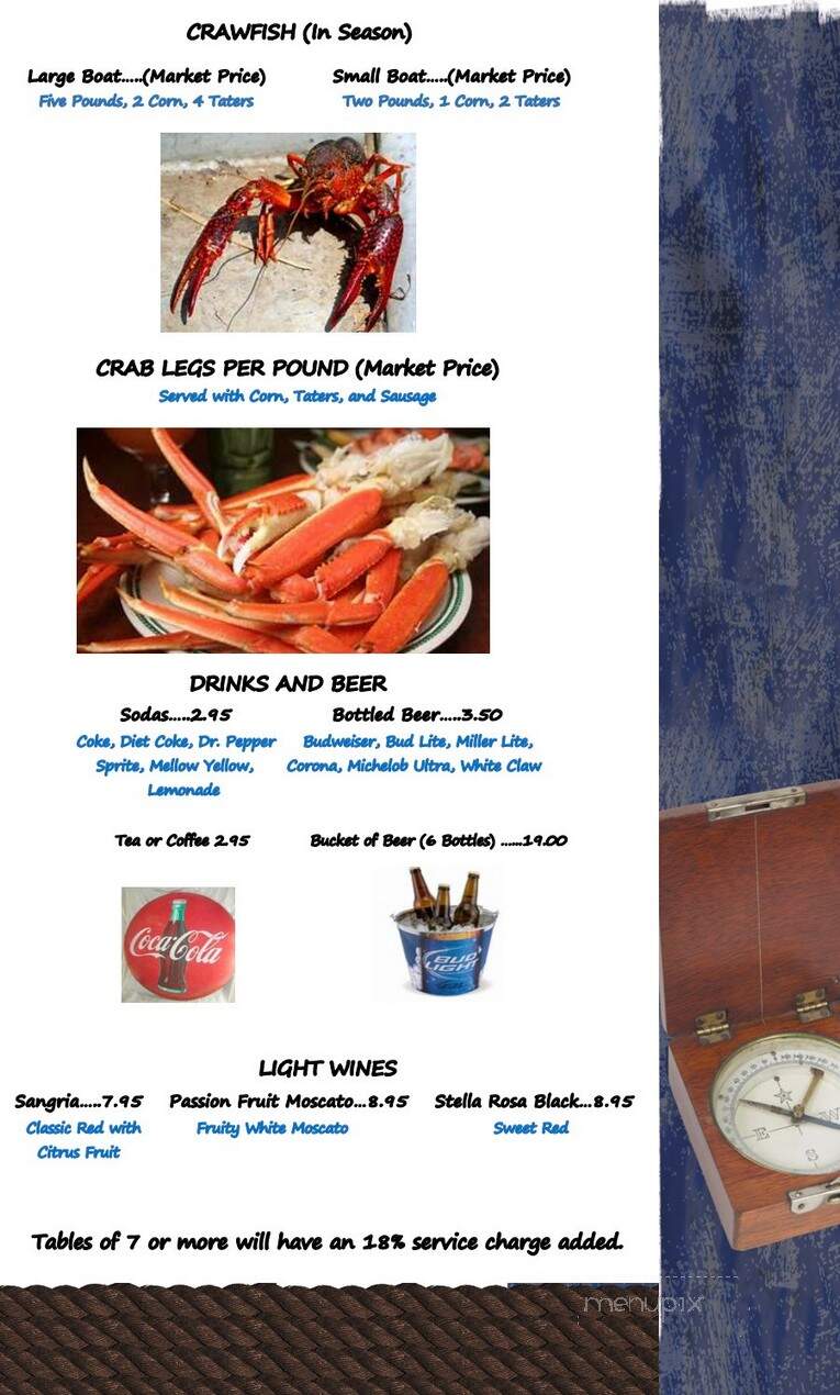 The Salty Net - Fulton, MS menu_pic