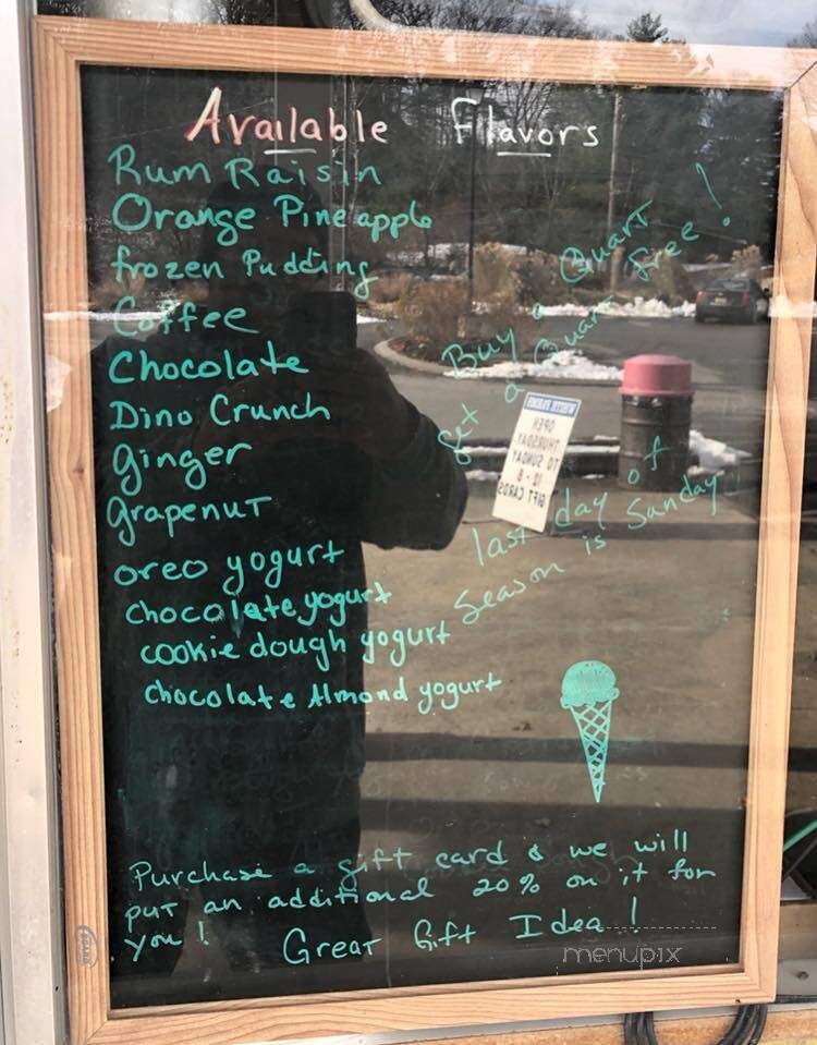White Farms Ice Cream - Georgetown, MA menu_pic