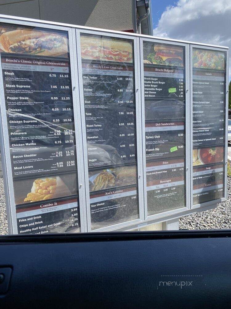Bruchi's - Kennewick, WA menu_pic