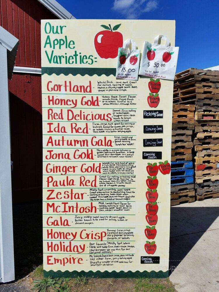 Apple Barn Orchard and Winery - Elkhorn, WI menu_pic