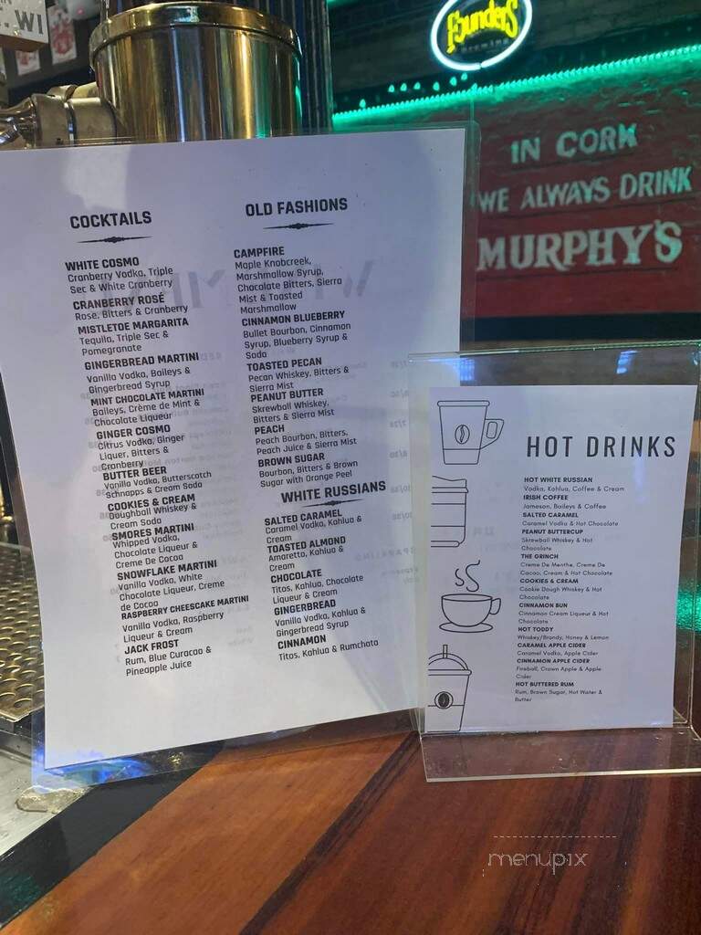 O'Riley and Conway's Irish Pub - Janesville, WI menu_pic