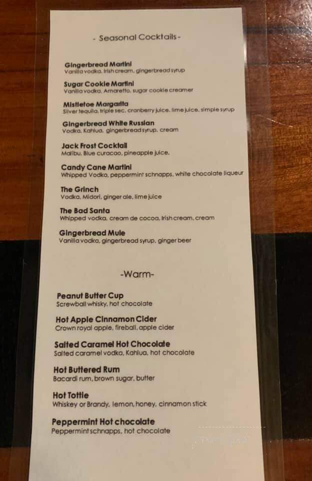 O'Riley and Conway's Irish Pub - Janesville, WI menu_pic