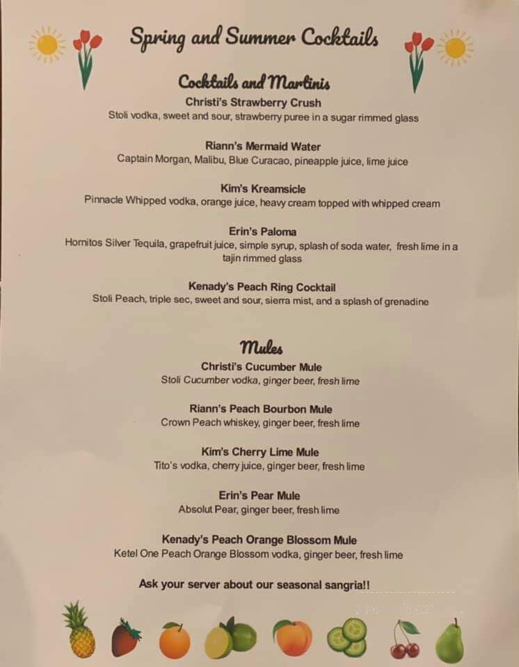 O'Riley and Conway's Irish Pub - Janesville, WI menu_pic