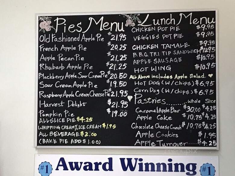 Bodhaine Ranch - Camino, CA menu_pic