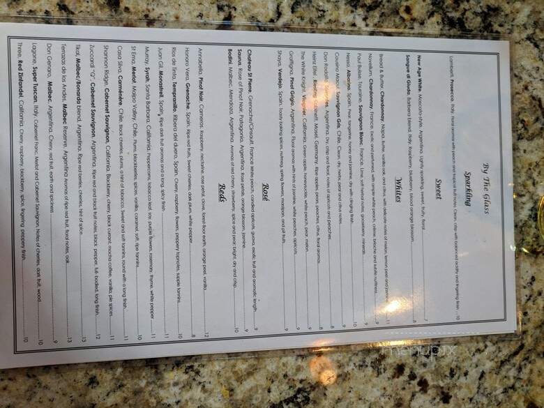 Vinos Finos Tapas and Wine Bar - Raleigh, NC menu_pic