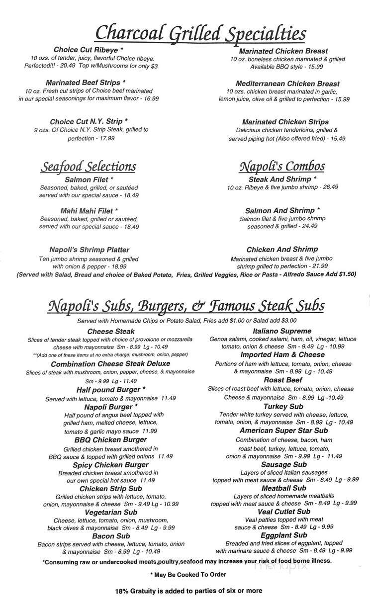 Napoli Italian Restaurant - Monroe, NC