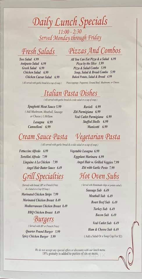 Napoli Italian Restaurant - Monroe, NC