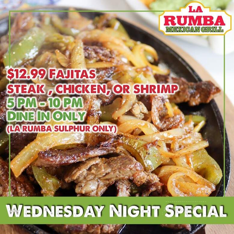 La Rumba Mexican Grill Cantina - Sulphur, LA menu_pic