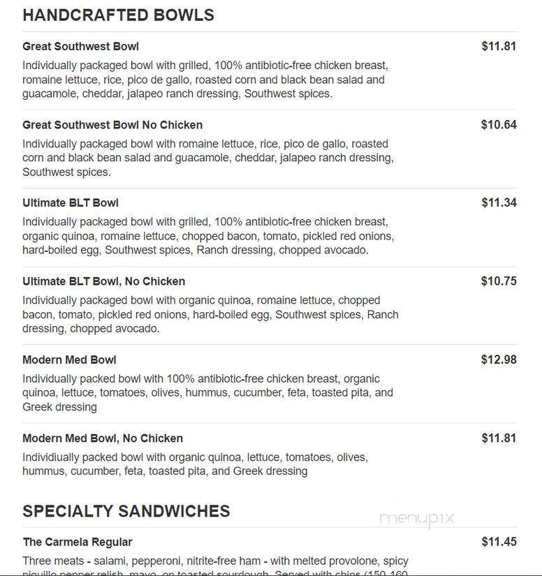 Jason's Deli - Mobile, AL menu_pic