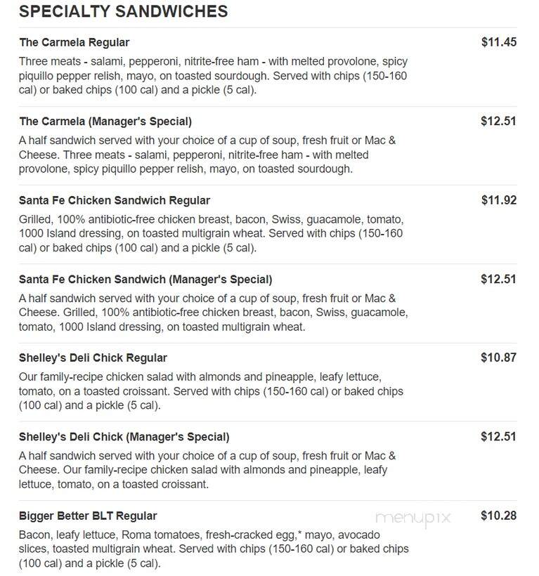 Jason's Deli - Mobile, AL menu_pic