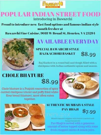 Bawarchi - Henrico, VA menu_pic