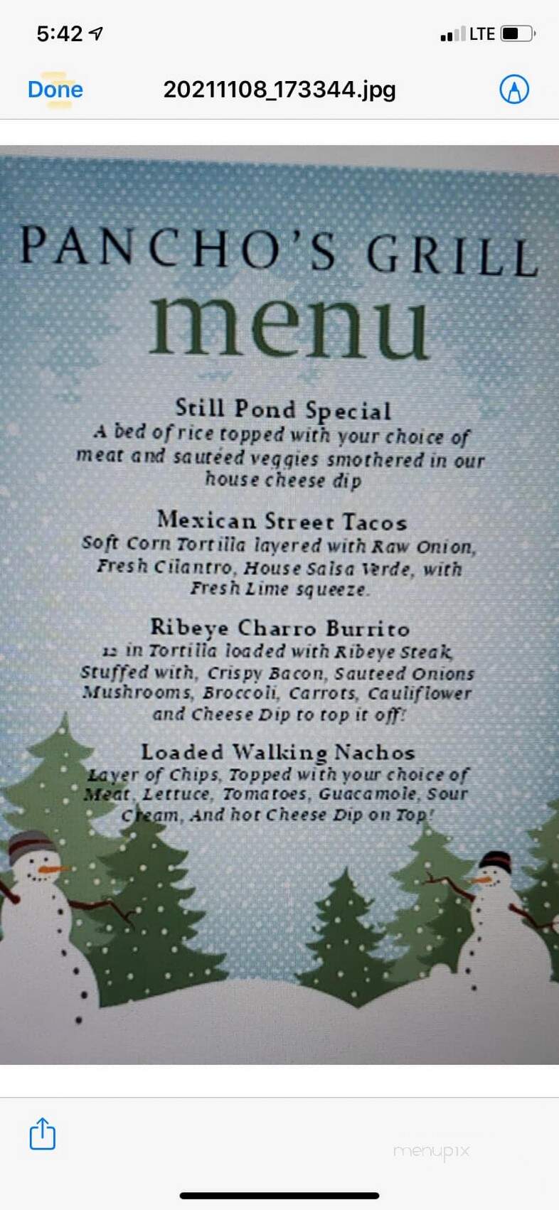 Still Pond Vineyard & Winery - Arlington, GA menu_pic