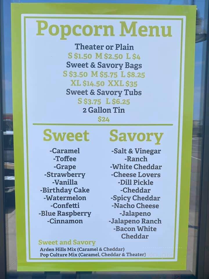 Pop Culture Frozen Yogurt - Arden Hills, MN menu_pic