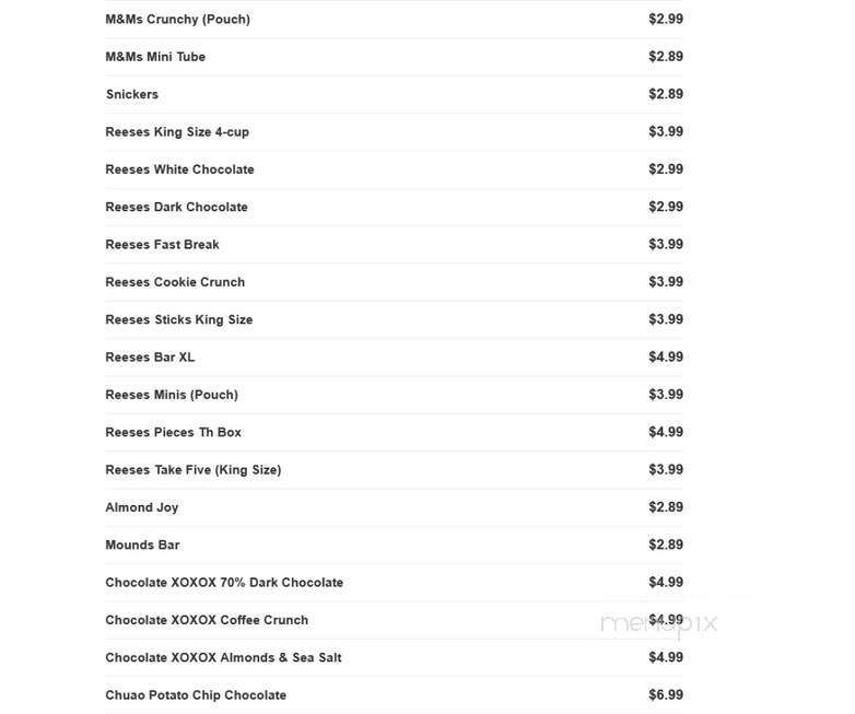 Rocket Fizz - Irvine, CA menu_pic