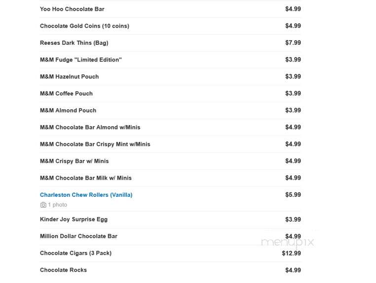 Rocket Fizz - Irvine, CA menu_pic