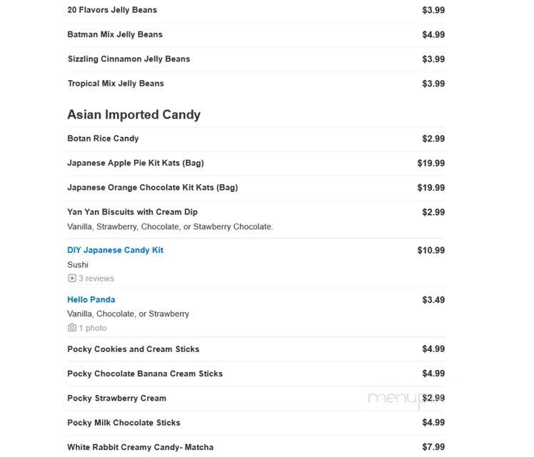 Rocket Fizz - Irvine, CA menu_pic