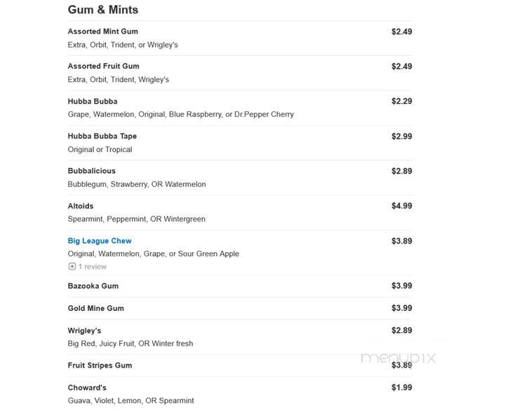 Rocket Fizz - Irvine, CA menu_pic