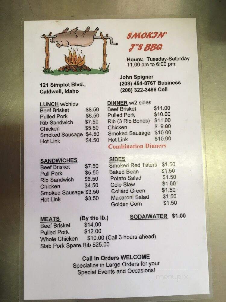 Smokin' J's BBQ - Caldwell, ID