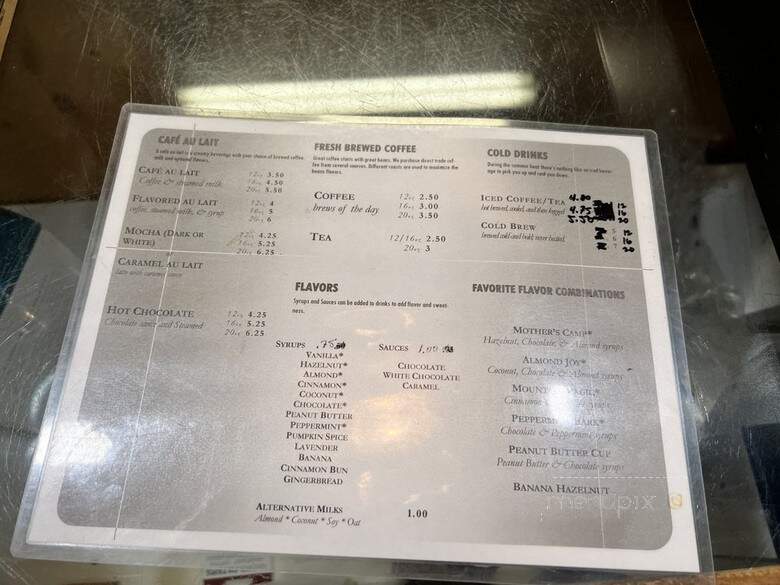 Big Bear Coffee Roasting - Big Bear Lake, CA menu_pic