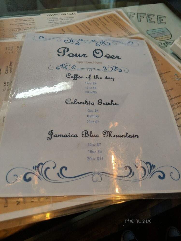 Big Bear Coffee Roasting - Big Bear Lake, CA menu_pic