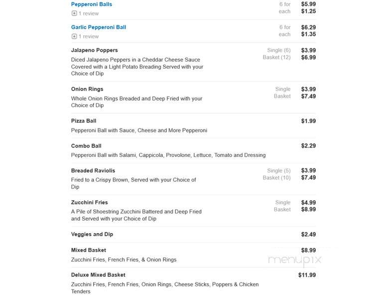 Barbato's Italian Restaurant - Erie, PA menu_pic