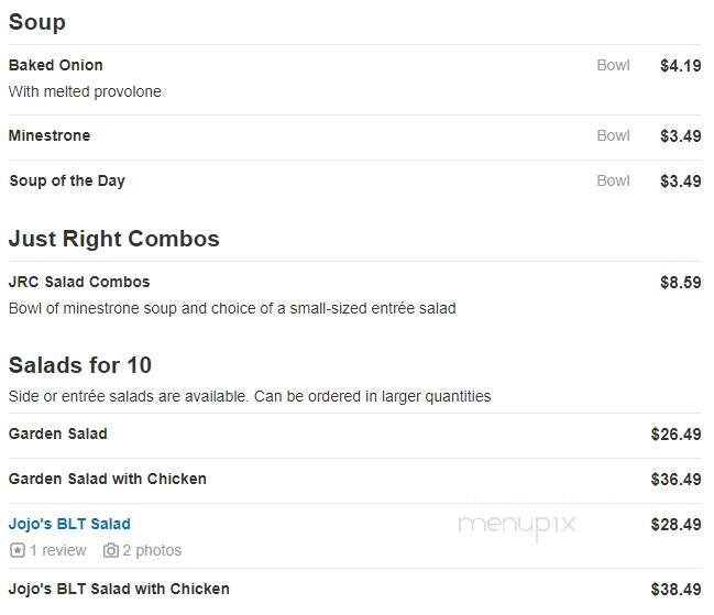Larosa's - Lebanon, OH menu_pic
