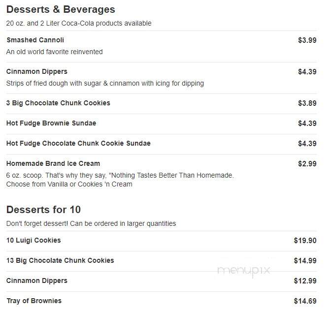 Larosa's - Lebanon, OH menu_pic