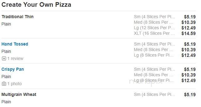 Larosa's - Lebanon, OH menu_pic