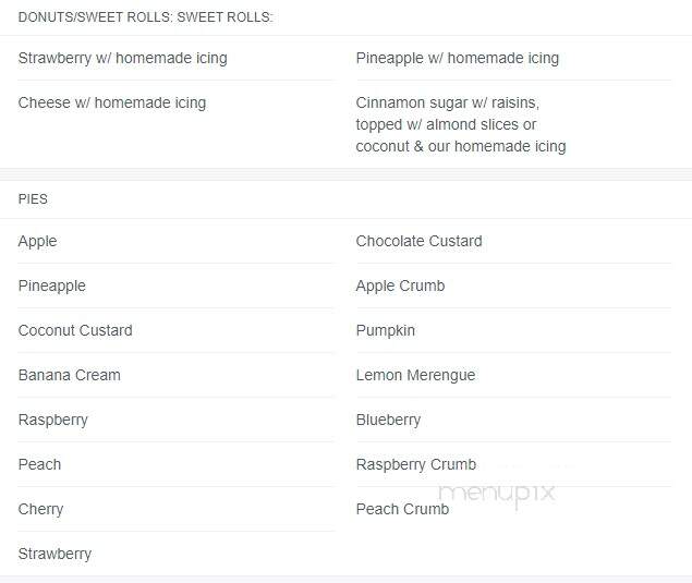 Mazurek's Bakery - Buffalo, NY menu_pic