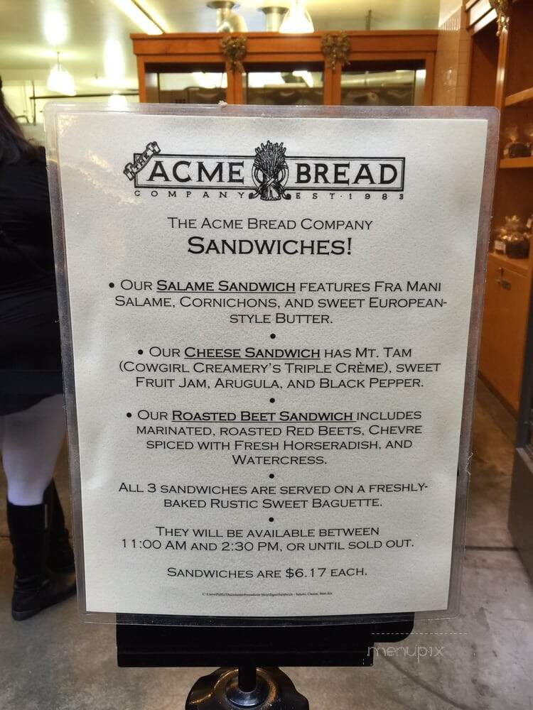 Acme Bread Company - San Francisco, CA