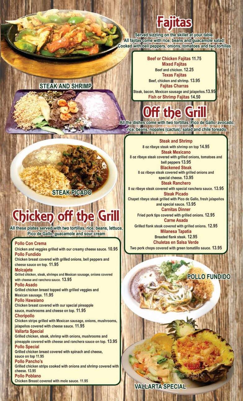 El Charro Mexican Restaurant - Asheville, NC menu_pic