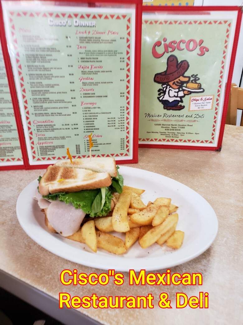 Cisco's Mexican Restaurant - Houston, TX menu_pic
