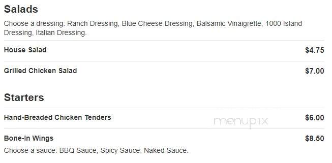 Parks Place - Garland, TX menu_pic