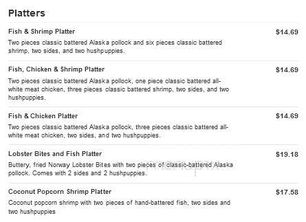 Long John Silver's - Spring Hill, FL menu_pic