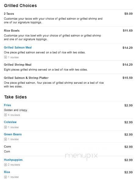 Long John Silver's - Spring Hill, FL menu_pic