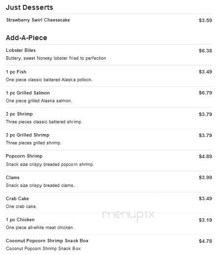 Long John Silver's - Spring Hill, FL menu_pic