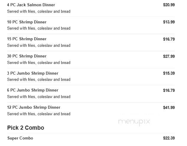 JJ Fish and Chicken - Waukegan, IL menu_pic