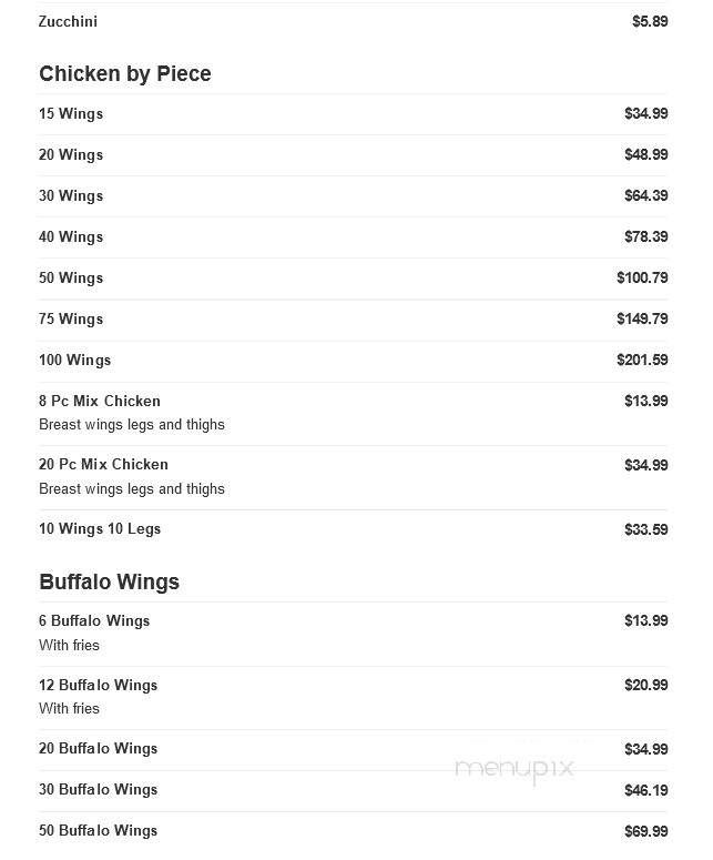 JJ Fish and Chicken - Waukegan, IL menu_pic