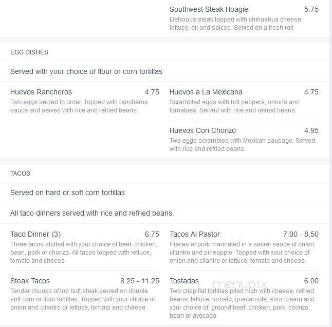 Main Street Station - Mchenry, IL menu_pic