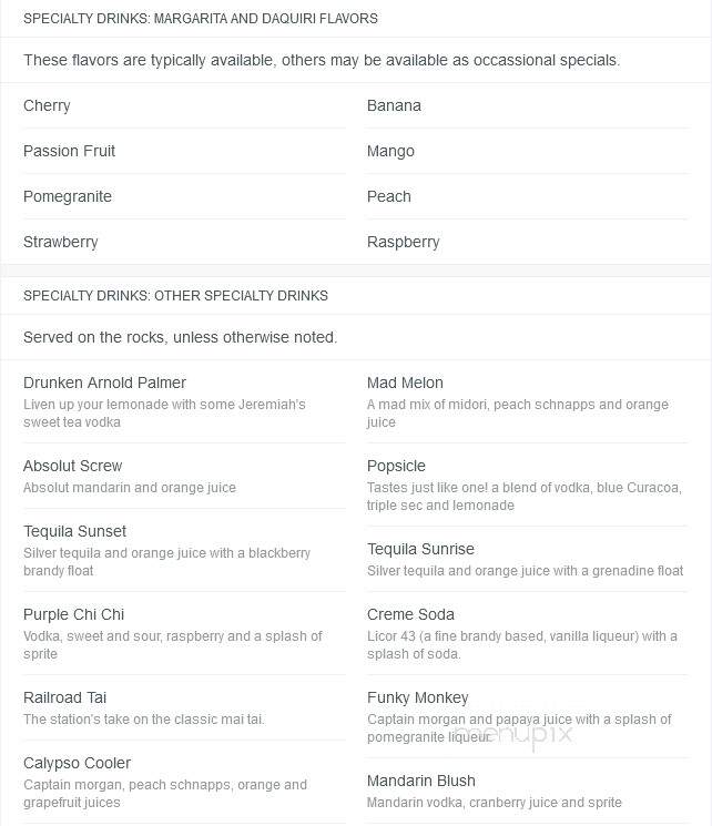 Main Street Station - Mchenry, IL menu_pic